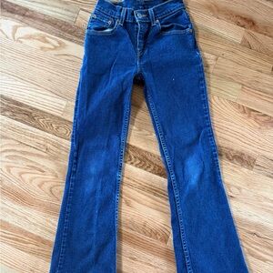 Levi's Girls (YOUTH) Dark Blue Denim Jeans